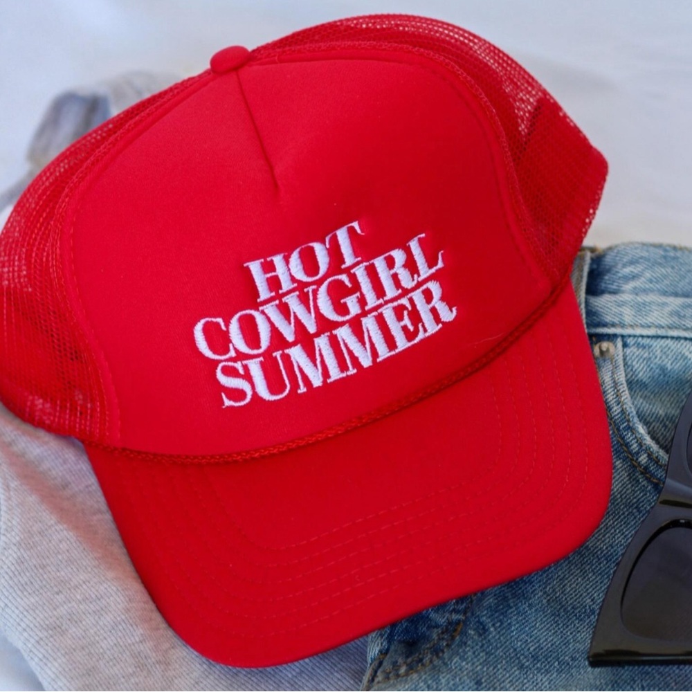 Hot Cowgirl Summer Mesh Trucker Hat